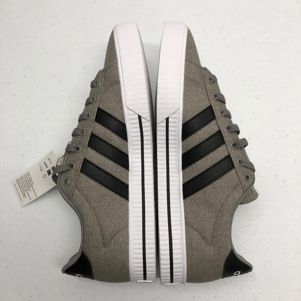 Adidas Daily 3.0 Shoes Mens Size 10 Gray Black Skateboarding Skate Casual FW3270